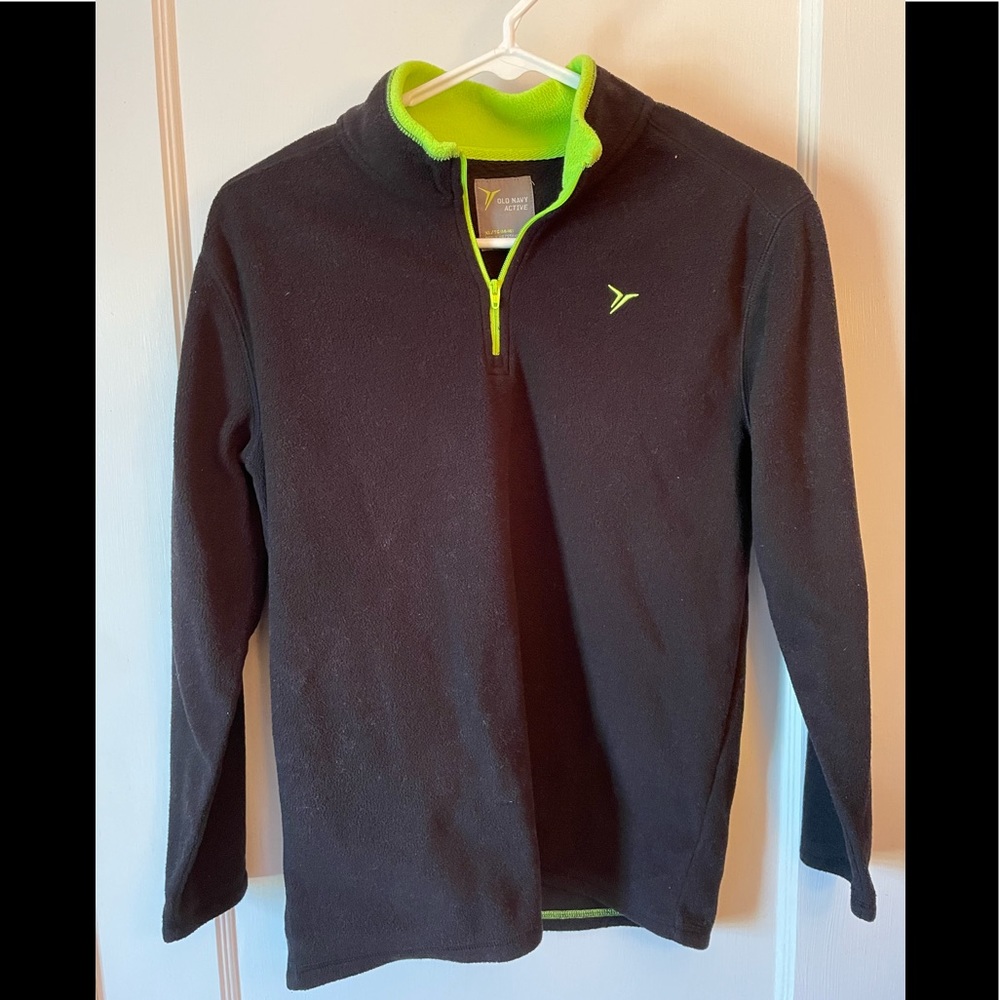 Old Navy black and green fleece. Size XL